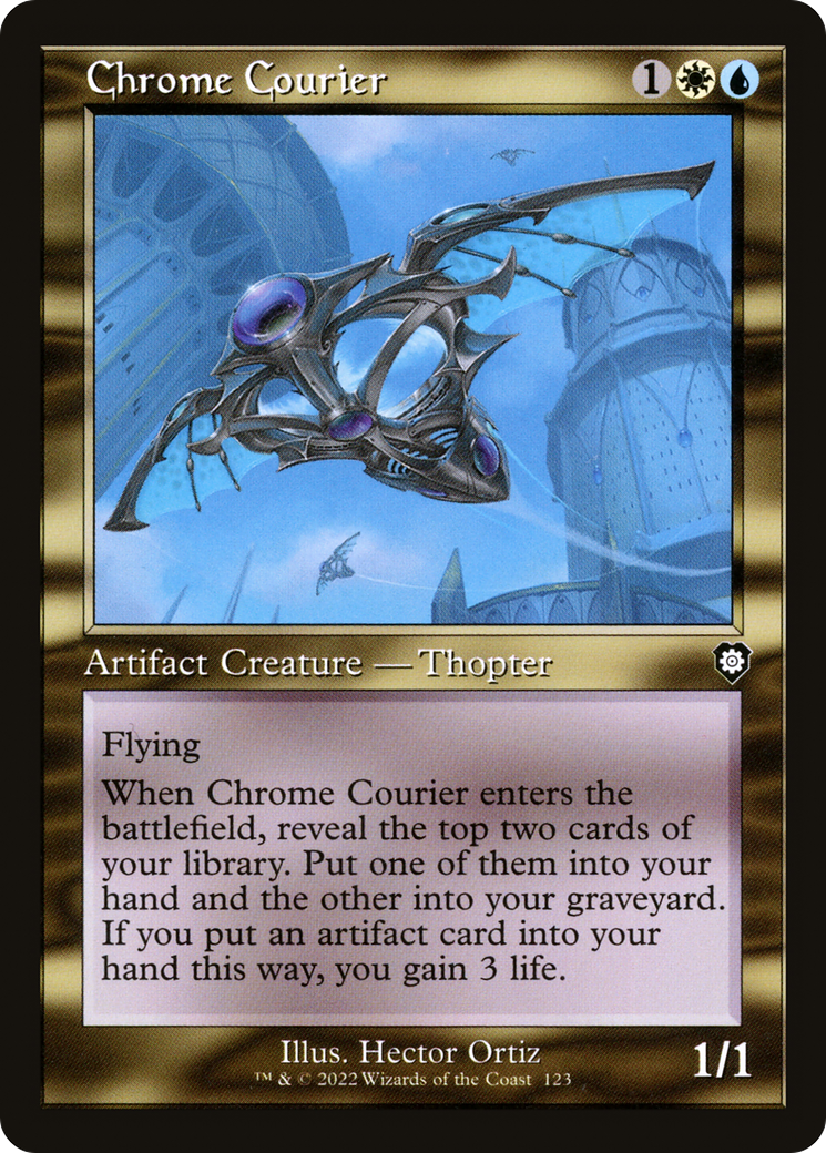Chrome Courier (BRC-123) - The Brothers' War Commander