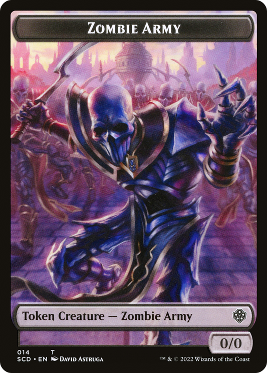Zombie Army (TSCD-014) - Starter Commander Deck Tokens Foil