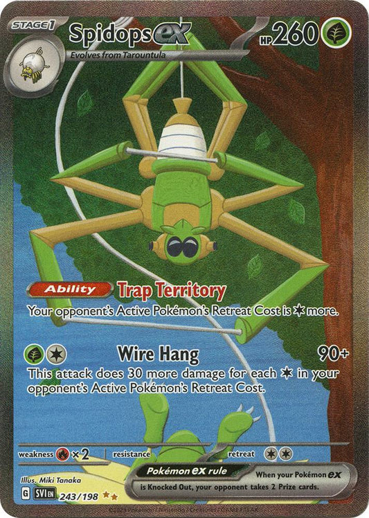 Spidops ex - 243/198 [SV01 Scarlet and Violet Base Set]