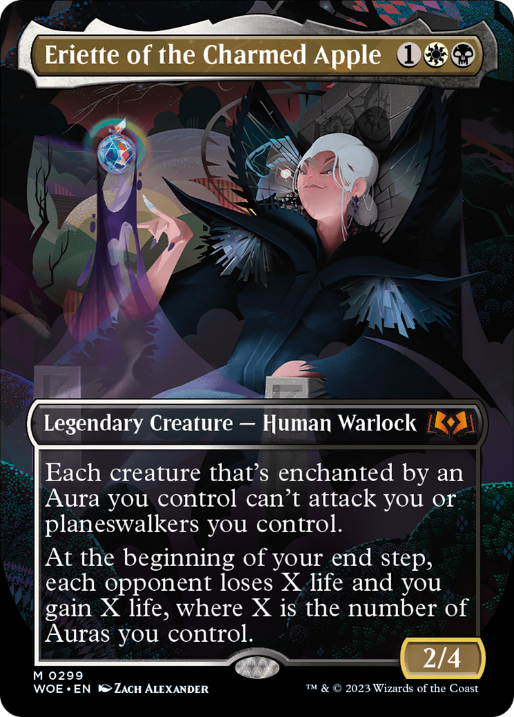 Eriette of the Charmed Apple (WOE-299) - Wilds of Eldraine (Borderless) Foil