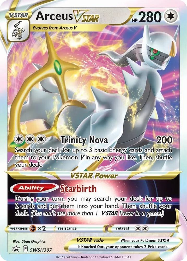Arceus VSTAR - SWSH307 [SWSH Sword and Shield Promo Cards]
