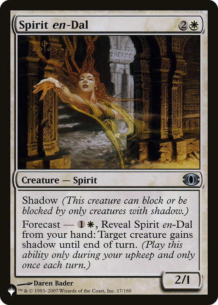 Spirit en-Dal (LIST-FUT-17) - The List