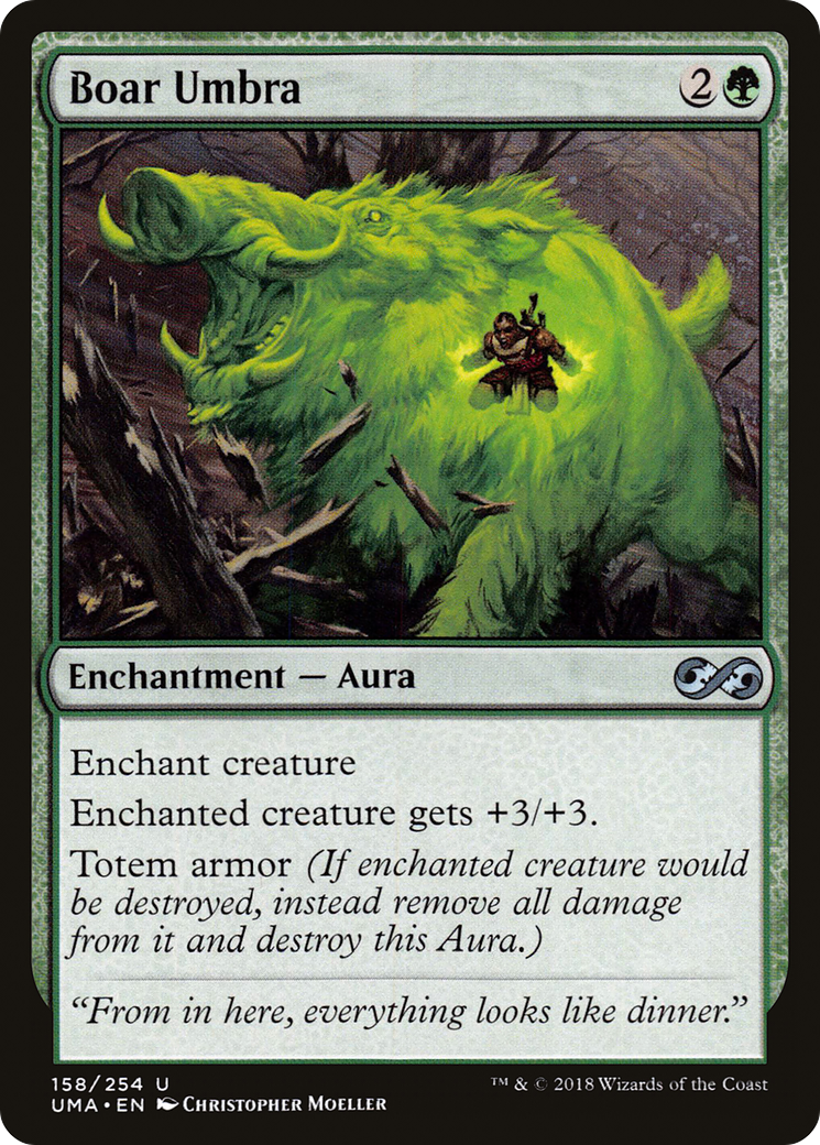 Boar Umbra (UMA-158) - Ultimate Masters Foil