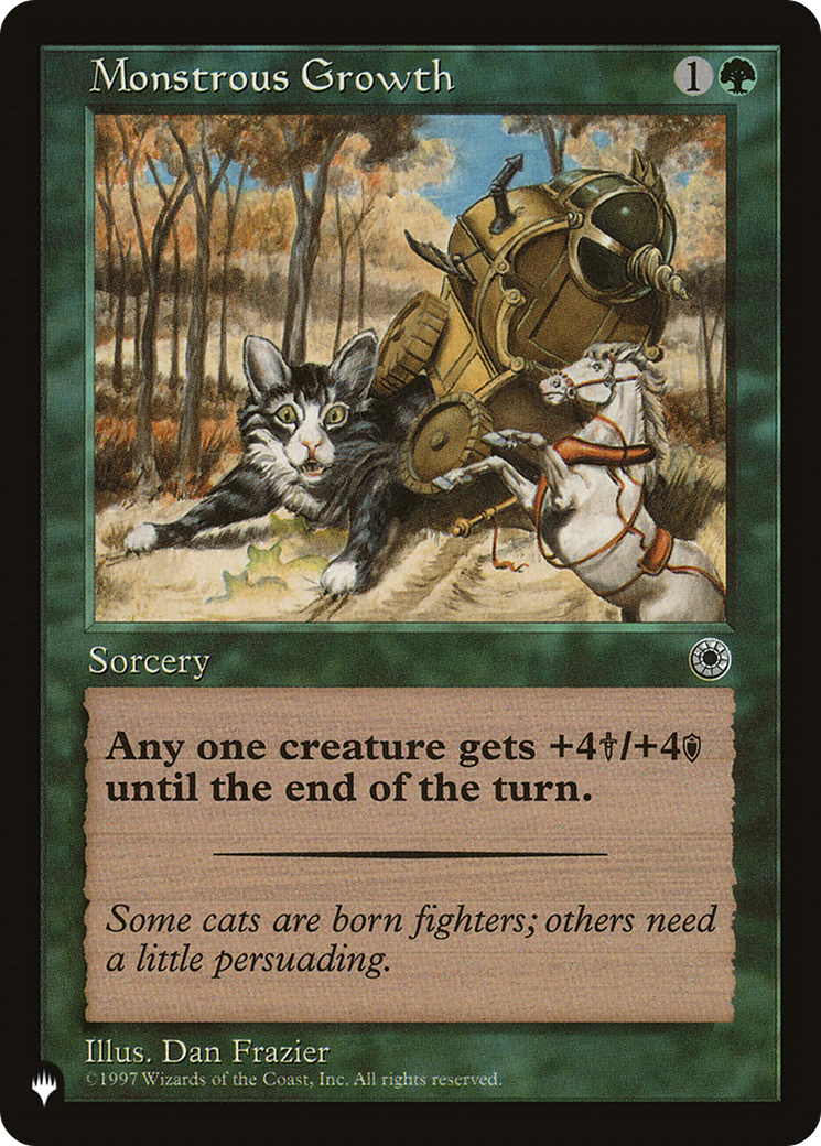 Monstrous Growth (LIST-) - The List