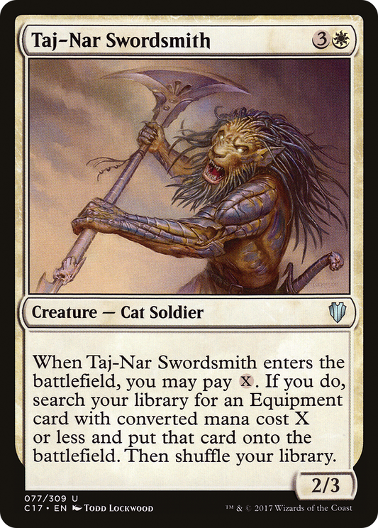 Taj-Nar Swordsmith (C17-077) - Commander 2017