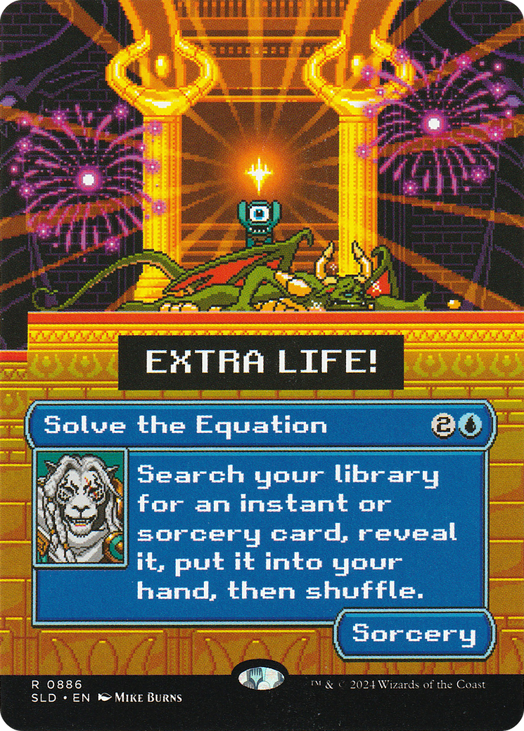 Solve the Equation (SLD-886) - Secret Lair Drop (Borderless) Foil
