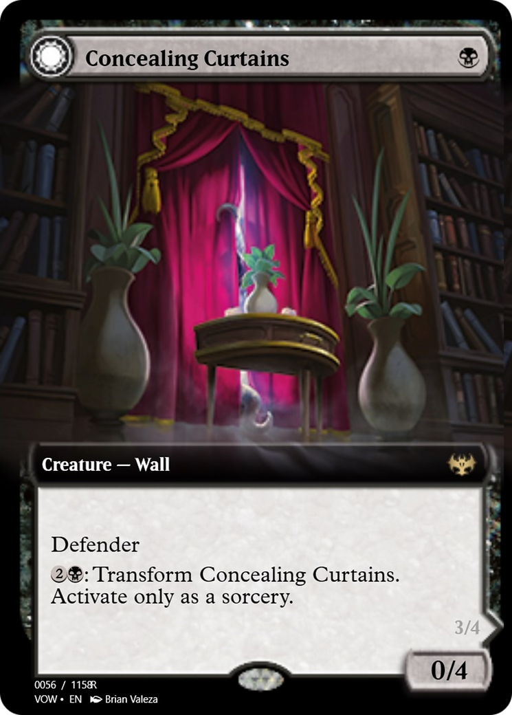 Concealing Curtains // Revealing Eye (PRM-95351) - Magic Online Promos Foil