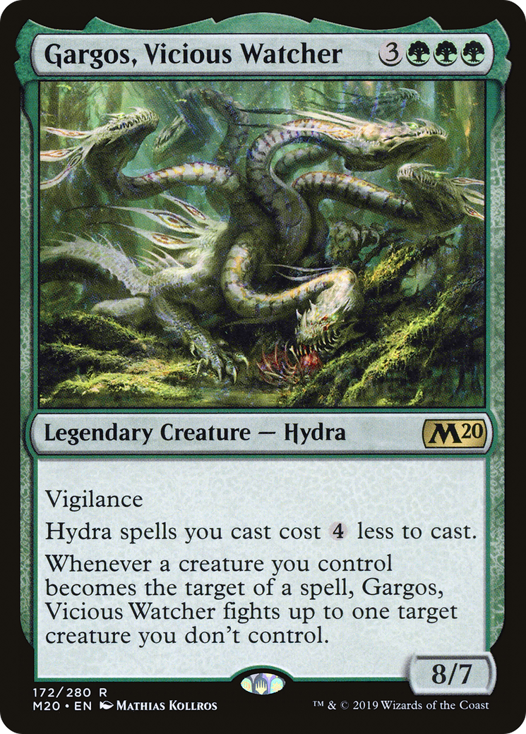 Gargos, Vicious Watcher (M20-172) - Core Set 2020 Foil