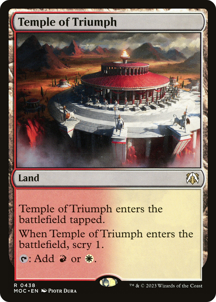 Temple of Triumph (MOC-438) - March of the Machine Commander