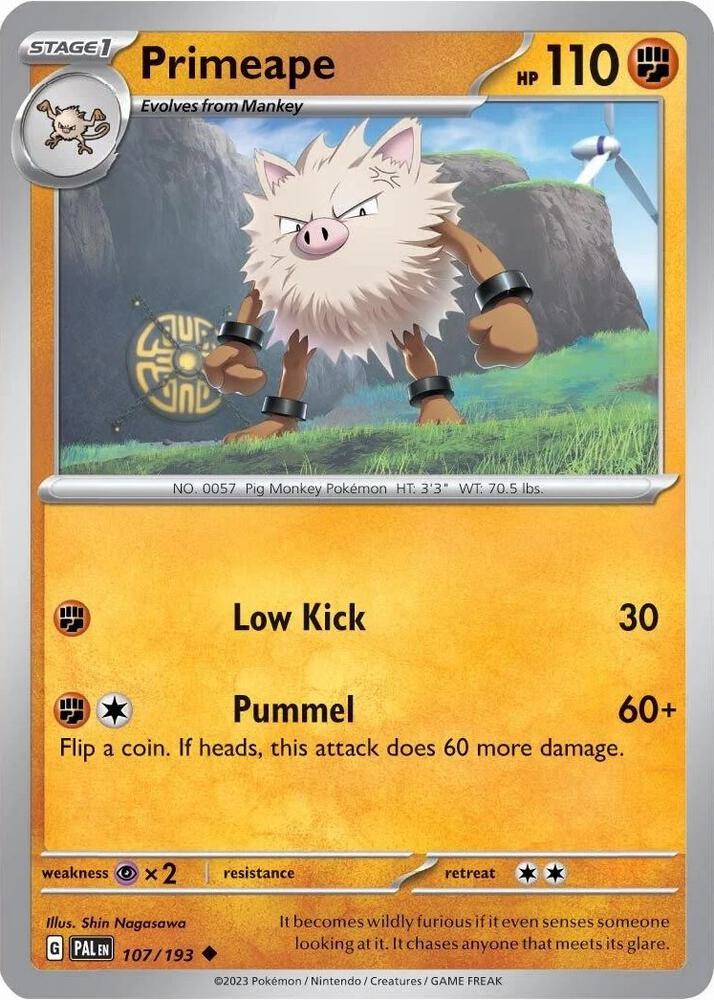 Primeape - 107/193 (Cosmos Holo) [Miscellaneous Cards and Products]