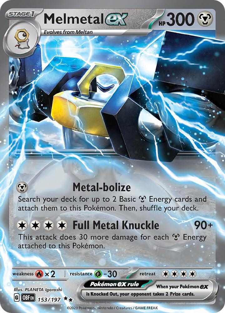 Melmetal ex (153/197) [SV03 Obsidian Flames]