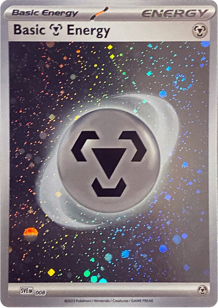 Basic Metal Energy (Cosmos Holo) (008) [SVE: Scarlet & Violet Energies]