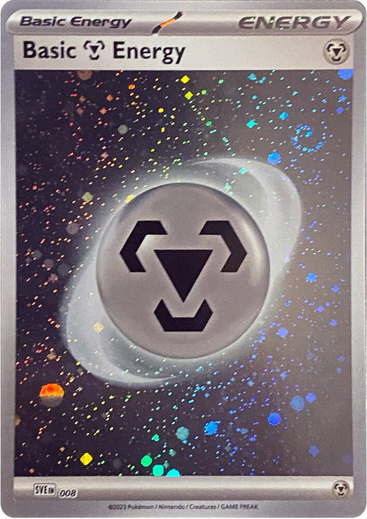 Basic Metal Energy (Cosmos Holo) (008) [SVE: Scarlet & Violet Energies]