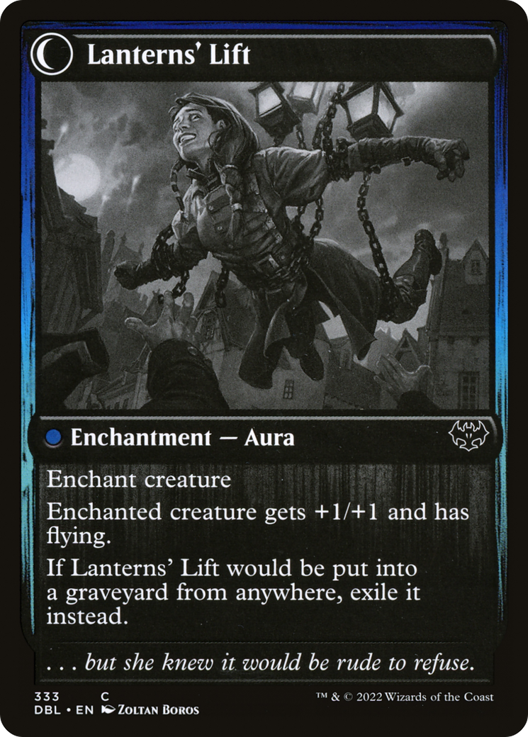 Lantern Bearer // Lanterns' Lift (DBL-333) - Innistrad: Double Feature: (Double Faced Transform) Foil