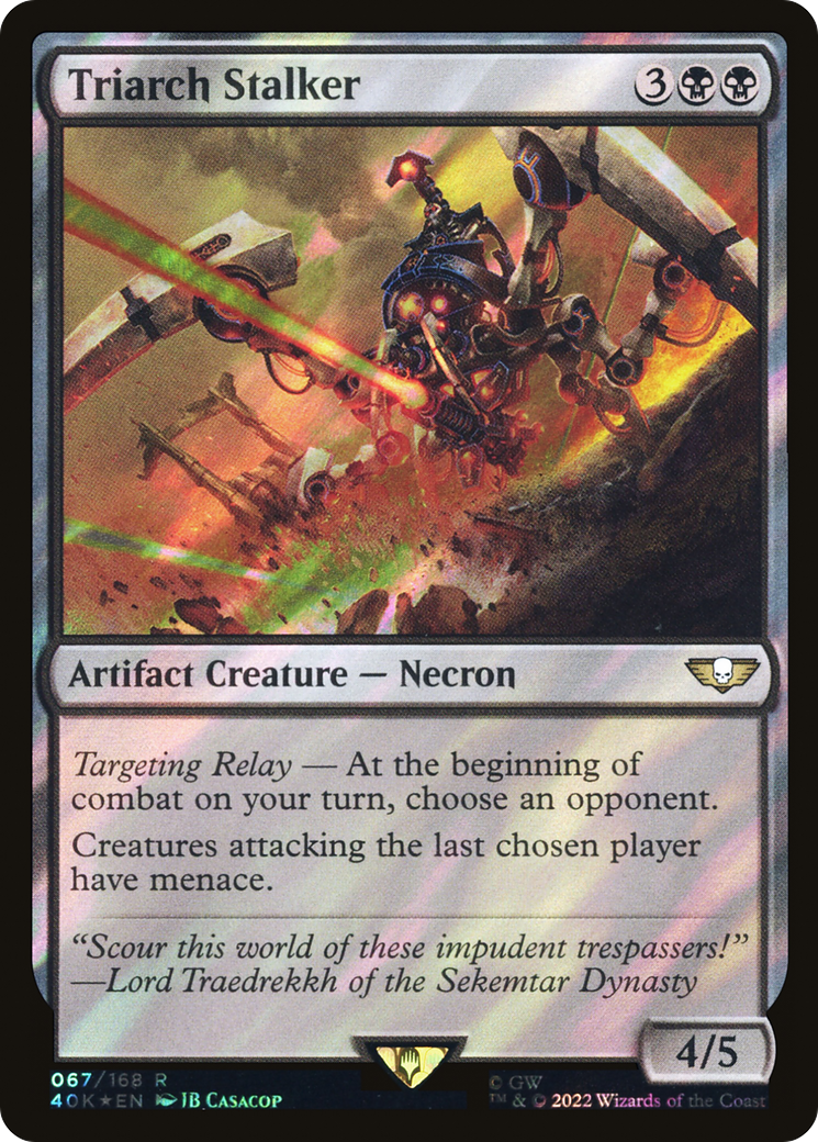 Triarch Stalker (40K-67★) - Warhammer 40,000 Commander Foil