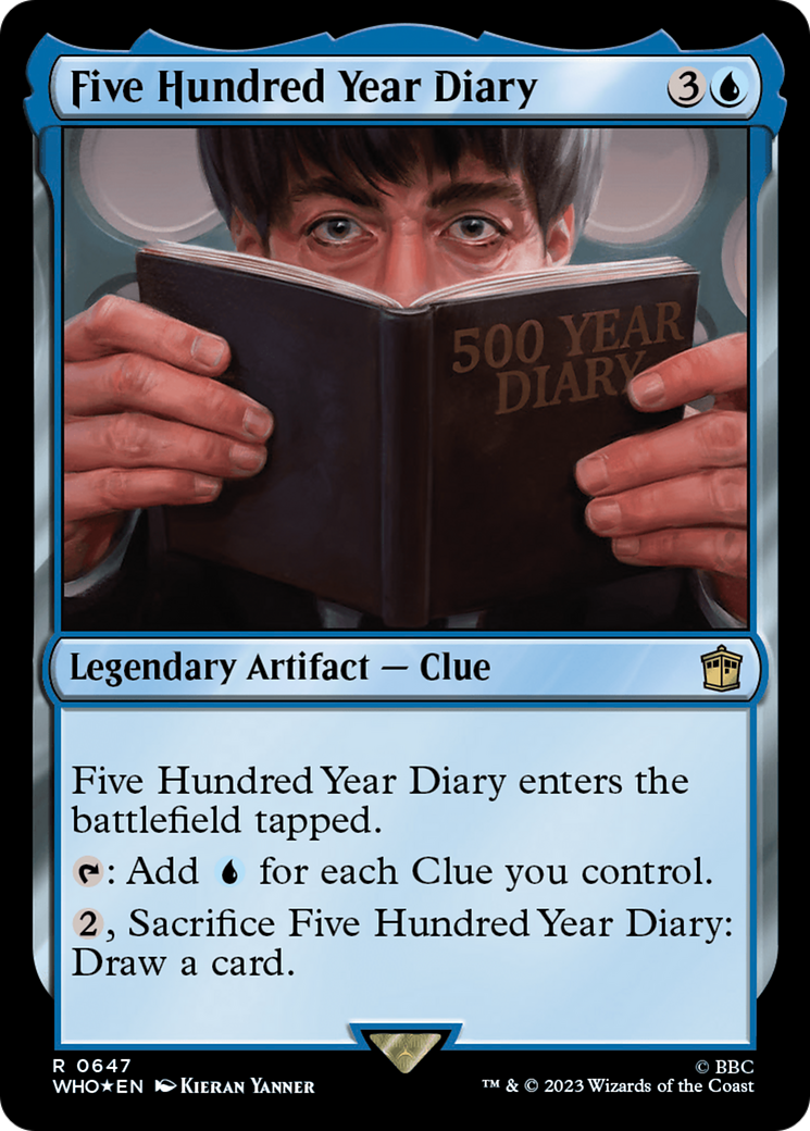 Five Hundred Year Diary (WHO-647) - Doctor Who Foil