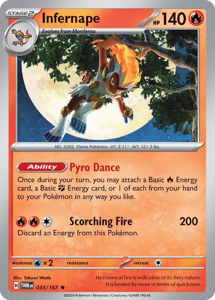 Infernape - 033/167 [SV06 Twilight Masquerade]