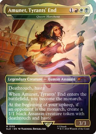 Amunet, Tyrants' End - Queen Marchesa (Rainbow Foil) (SLD-1559) - Secret Lair Drop Series Foil