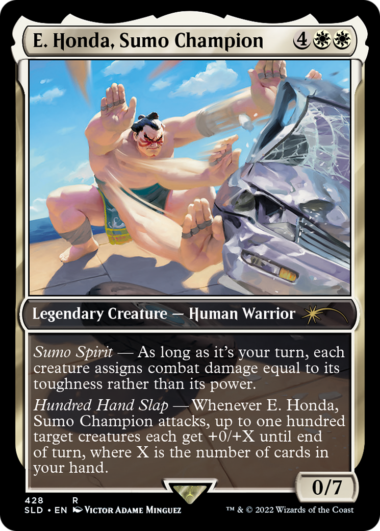 E. Honda, Sumo Champion (SLD-428) - Secret Lair Drop Foil