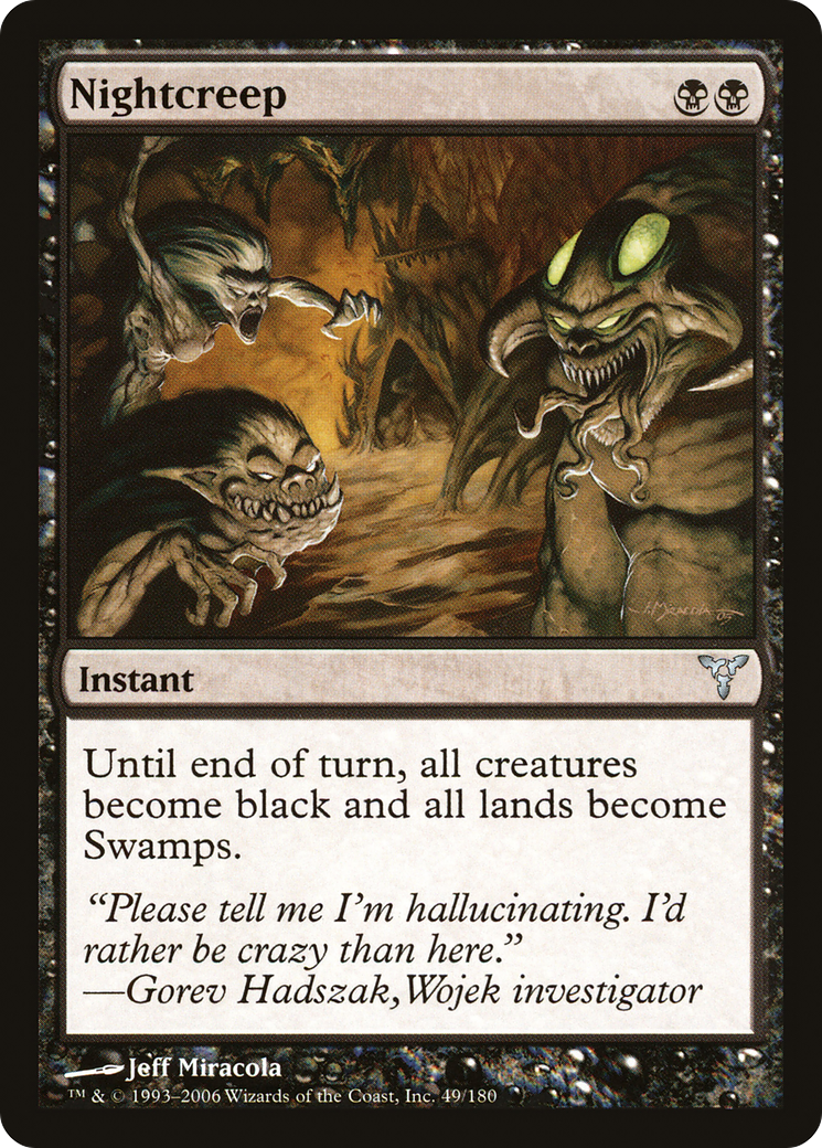 Nightcreep (DIS-049) - Dissension Foil