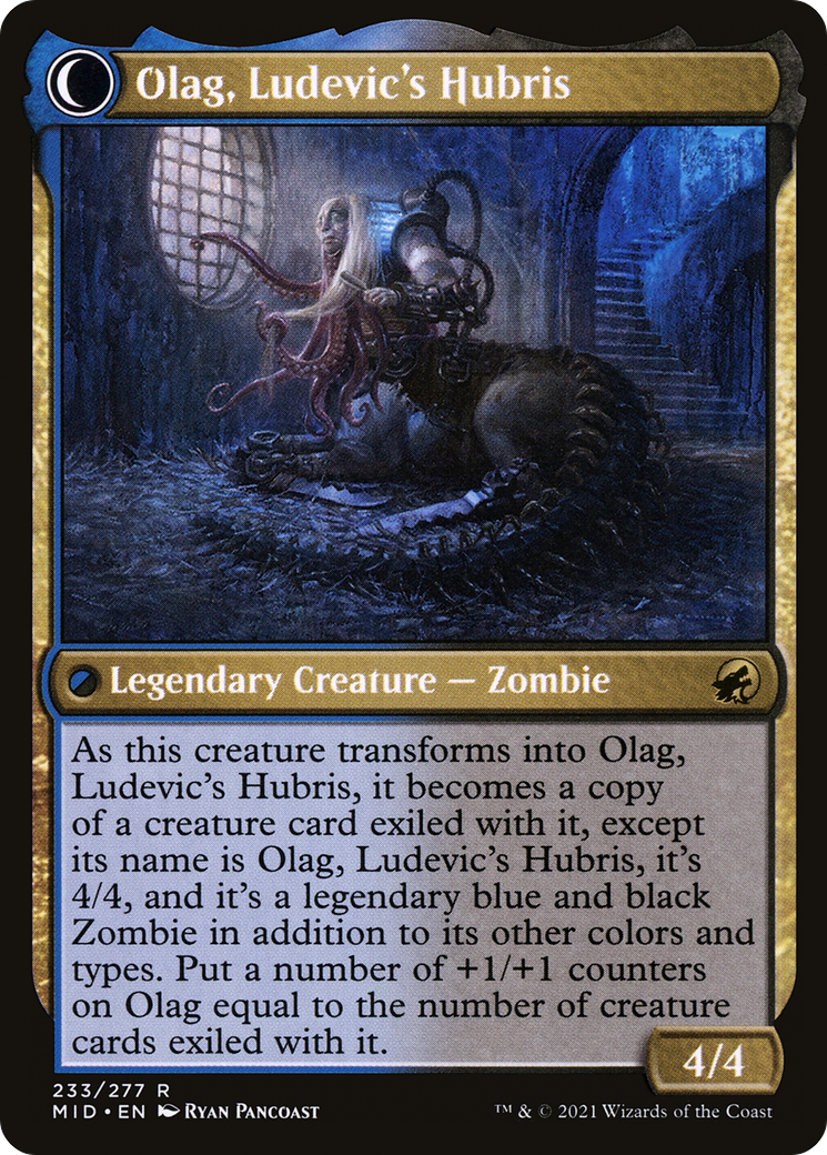 Ludevic, Necrogenius // Olag, Ludevic's Hubris (LIST-MID-233) - The List: (Double Faced Transform)