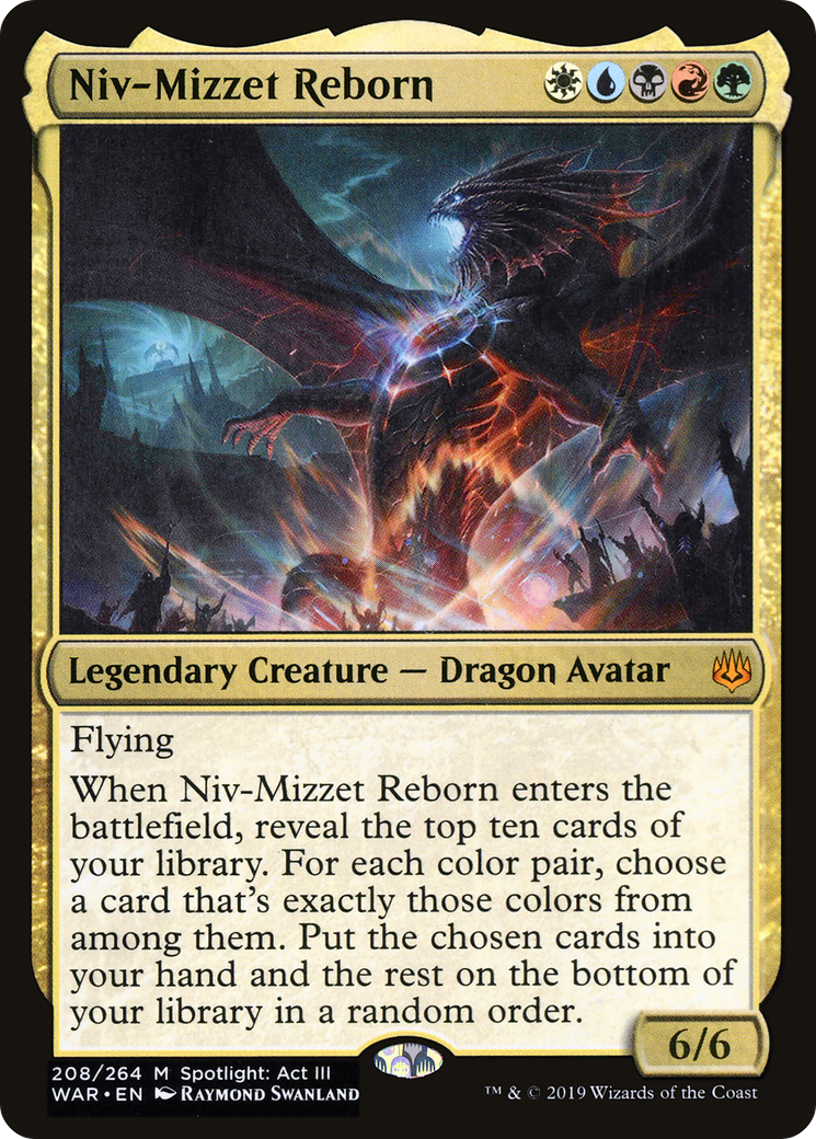 Niv-Mizzet Reborn (WAR-208) - War of the Spark (Japanese)