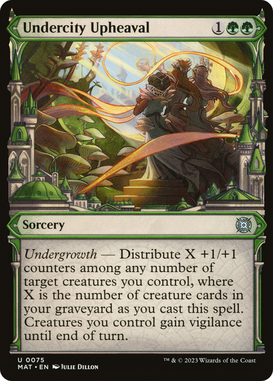 Undercity Upheaval (MAT-075) - March of the Machine: The Aftermath: (Showcase) Foil