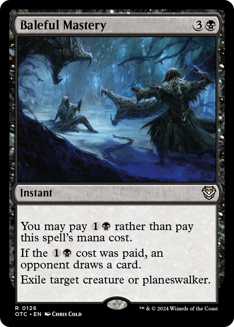 Baleful Mastery (OTC-126) - Outlaws of Thunder Junction Commander