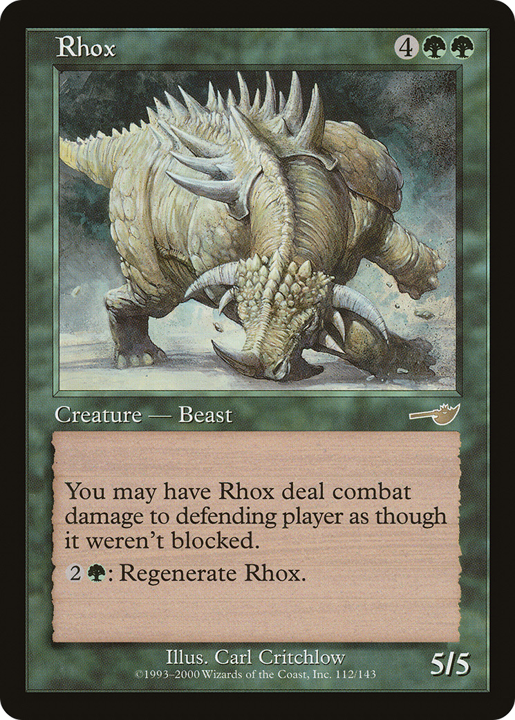 Rhox (NMS-112) - Nemesis Foil