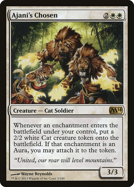 Ajani's Chosen (M14-002) - Magic 2014