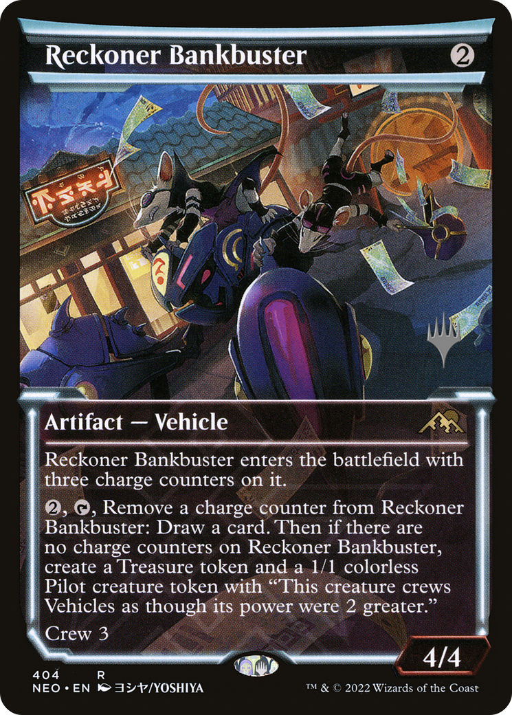 Reckoner Bankbuster (PPBRO-404) - Kamigawa: Neon Dynasty Promos: (Showcase)
