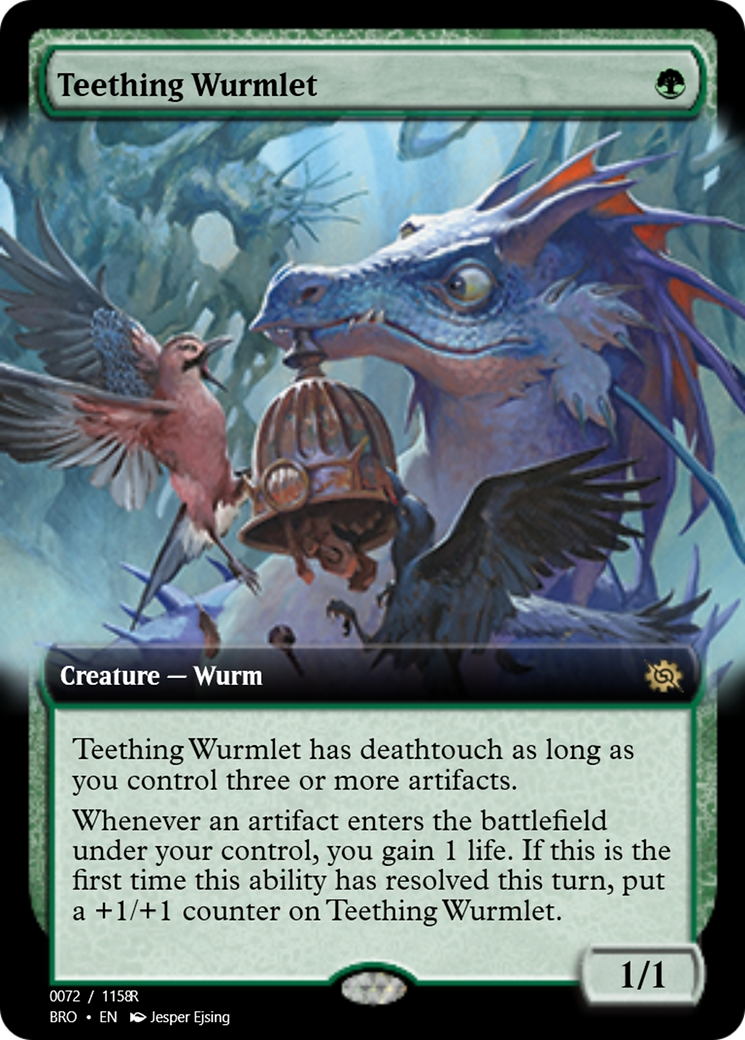 Teething Wurmlet (PRM-105752) - Magic Online Promos Foil
