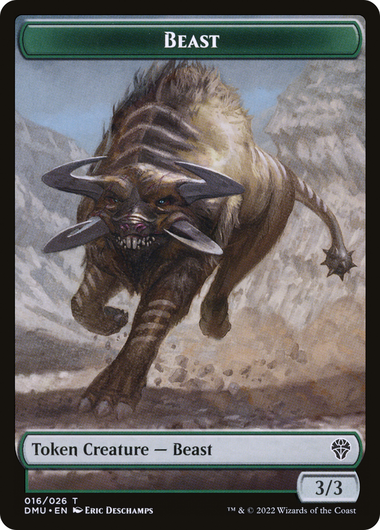 Beast (DMU-016) - Dominaria United Tokens Foil