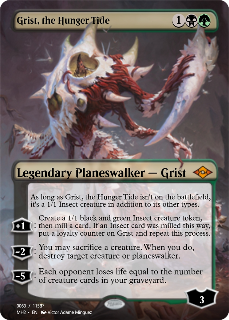 Grist, the Hunger Tide (PRM-91327) - Magic Online Promos Foil