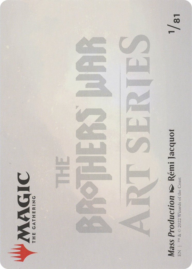 Mass Production // Mass Production (ABRO-001) - The Brothers' War Art Series (Borderless)