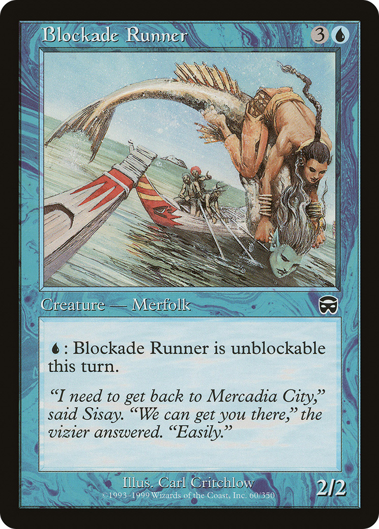 Blockade Runner (MMQ-060) - Mercadian Masques Foil