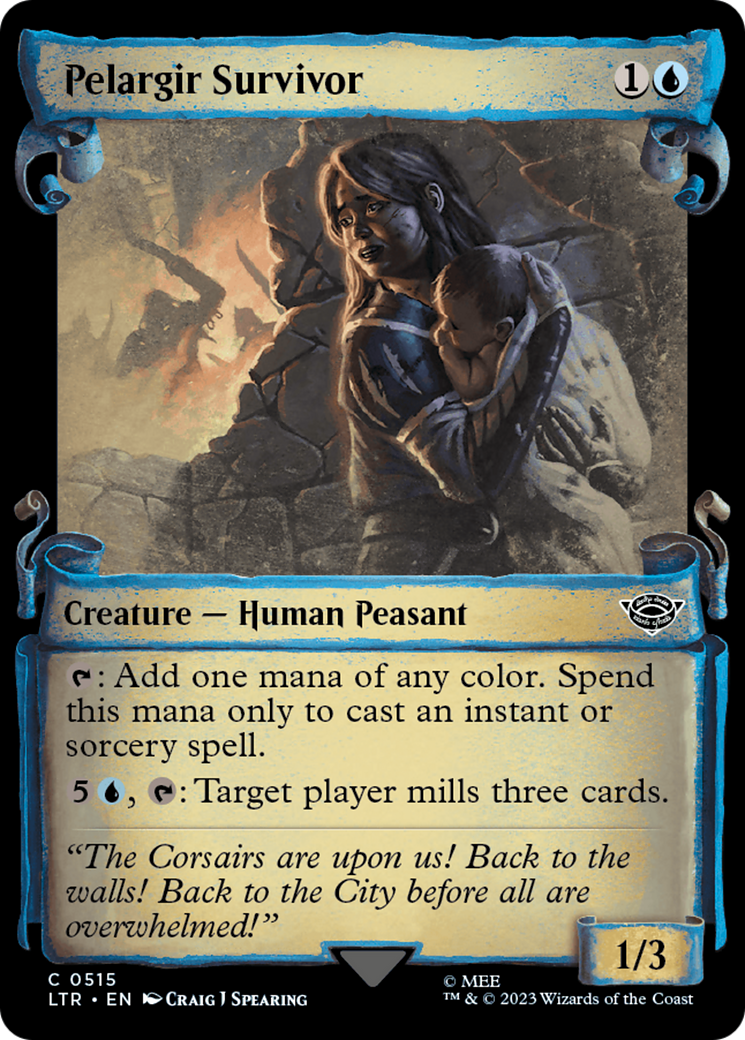 Pelargir Survivor (LTR-515) - The Lord of the Rings: Tales of Middle-earth: (Showcase) Foil