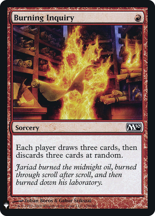 Burning Inquiry (LIST-128) - The List Foil