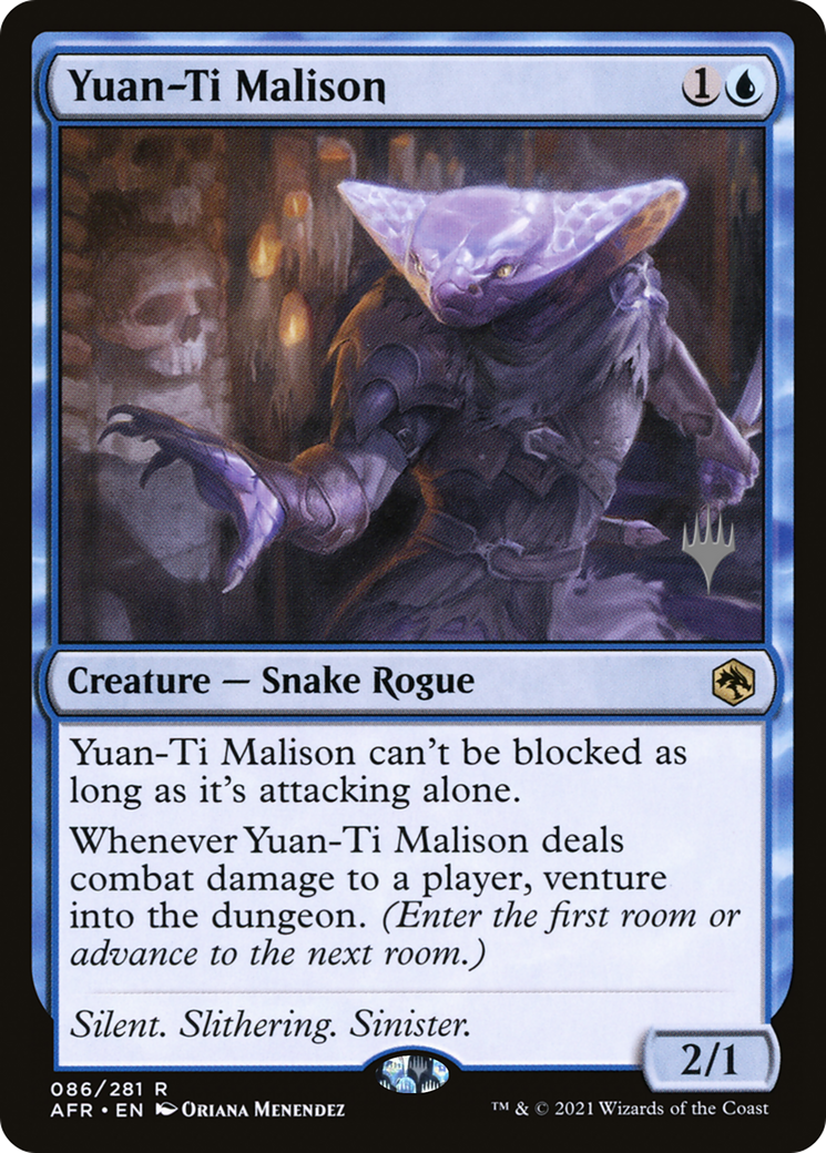 Yuan-Ti Malison (PPAFR-086) - Adventures in the Forgotten Realms Promos Foil
