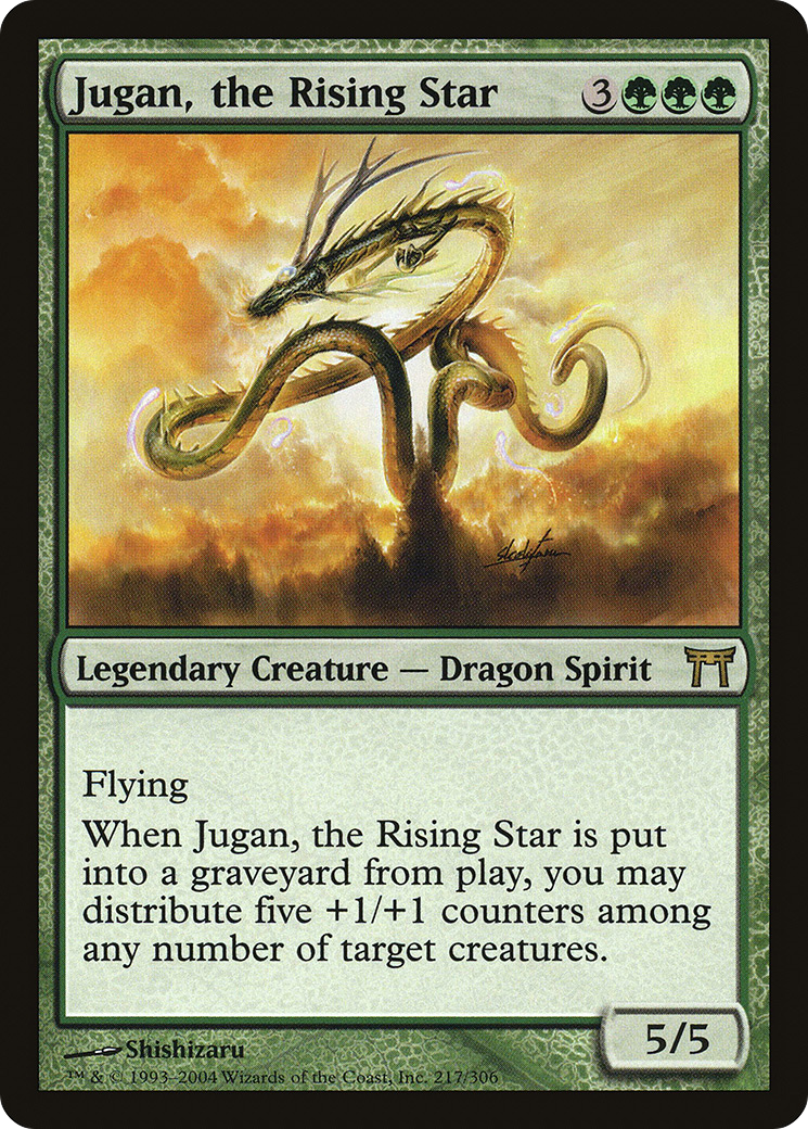 Jugan, the Rising Star (CHK-217) - Champions of Kamigawa Foil