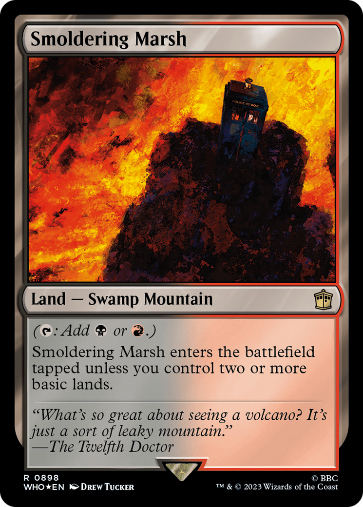 Smoldering Marsh (WHO-898) - Doctor Who Foil