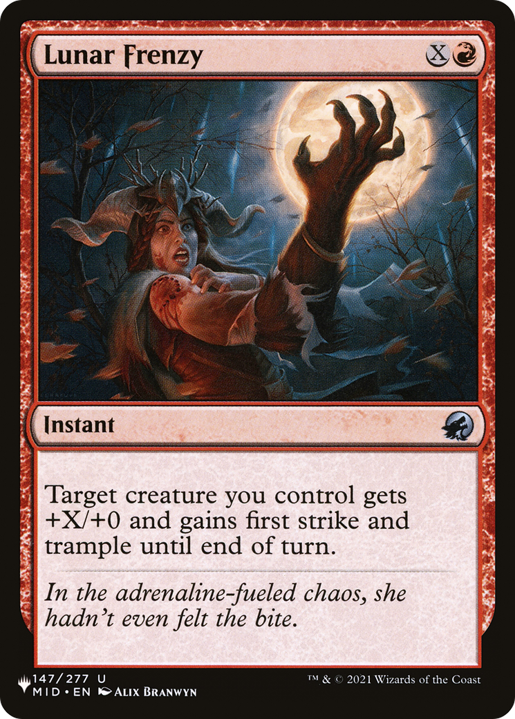 Lunar Frenzy (LIST-147/277) - The List