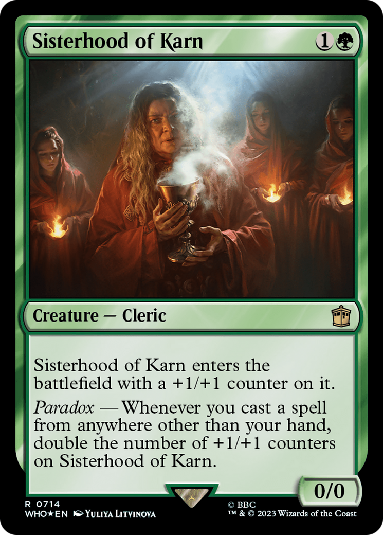 Sisterhood of Karn (WHO-714) - Doctor Who Foil