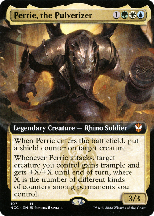 Perrie, the Pulverizer (NCC-107) - New Capenna Commander: (Extended Art) Foil