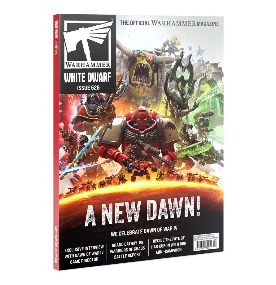 Warhammer Book:  White Dwarf Issue 526 (releases 7/17/2026)