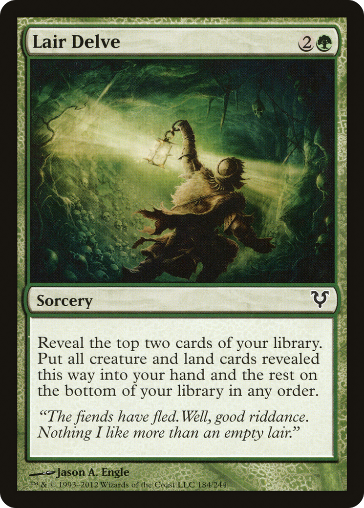 Lair Delve (AVR-184) - Avacyn Restored Foil