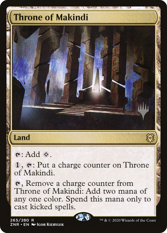 Throne of Makindi (PPZNR-265) - Zendikar Rising Promos