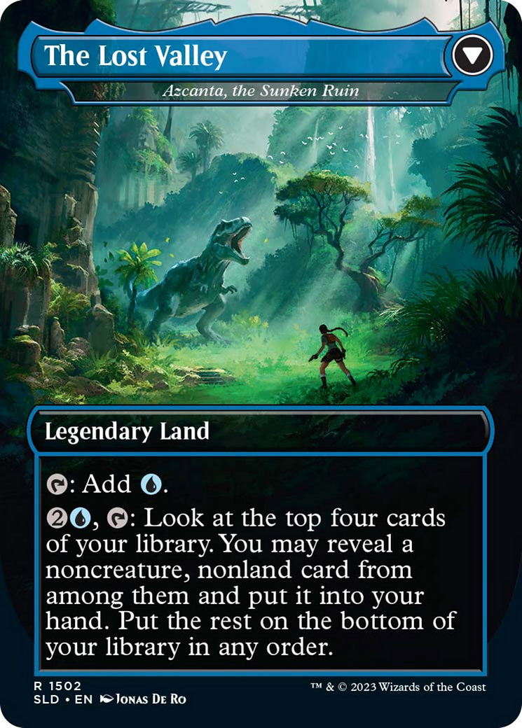 Search for Azcanta // Azcanta, the Sunken Ruin (SLD-1502) - Secret Lair Drop (Borderless) Foil