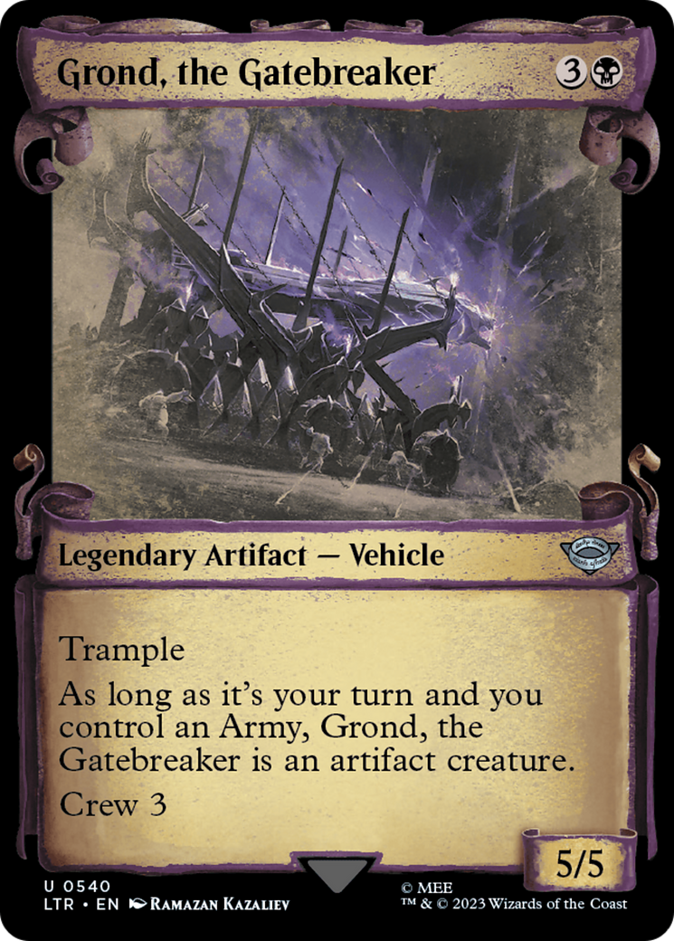 Grond, the Gatebreaker (LTR-540) - The Lord of the Rings: Tales of Middle-earth: (Showcase) Foil