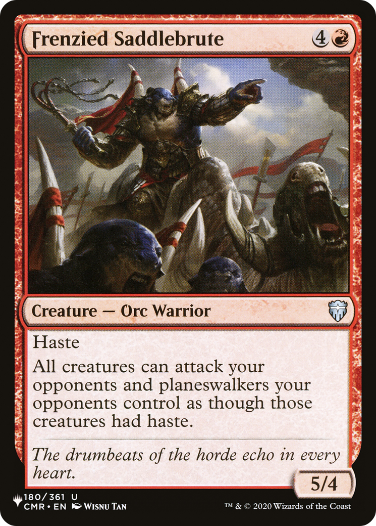 Frenzied Saddlebrute (LIST-180/361) - The List